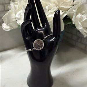 Silver Adjustable Bracelet - fragrance bracelet